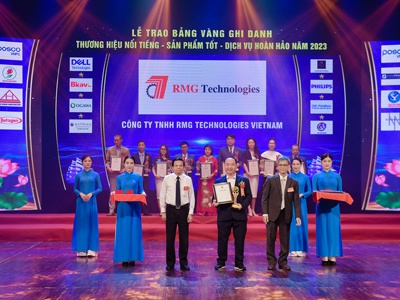 RMG nhận giải thưởng Hàng Việt tốt - Dịch vụ hoàn hảo năm 2023