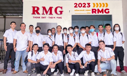RMG tạo cơ hội cọ xát thực tế cho sinh viên Trường Cao Đẳng Công Thương HCM