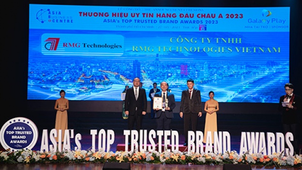 RMG nhận giải thưởng thương hiệu uy tín hàng đầu Châu Á 2023
