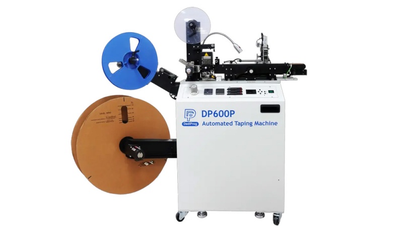 DP600P của DediProg là máy dán băng tự động