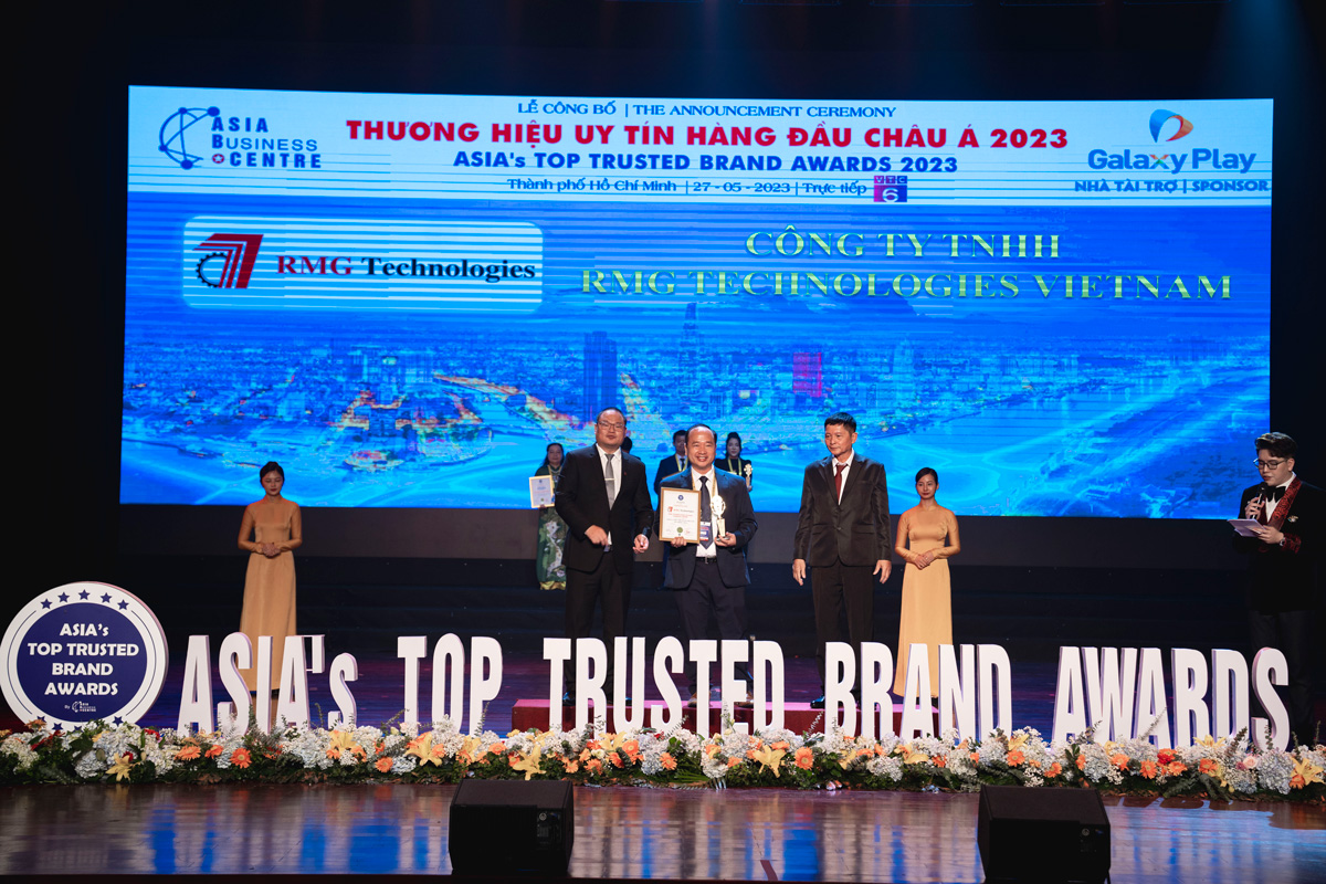 RMG nhận giải thưởng thương hiệu uy tín hàng đầu Châu Á 2023